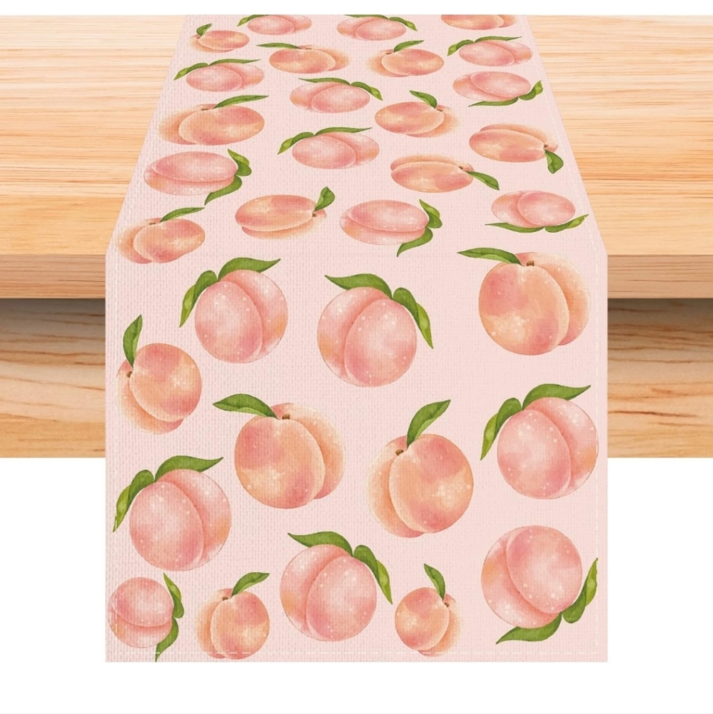 Peach Table Runner